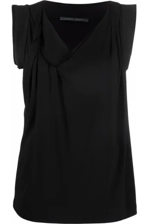 Alberta Ferretti Dames, Tops, Zwart, Maat: M