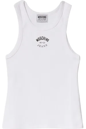 Moschino Dames, Tops, Wit, Maat: XL Katoen