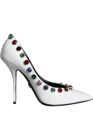 Dolce & Gabbana Dames, Schoenen, Wit, Maat: 39 EU Leer