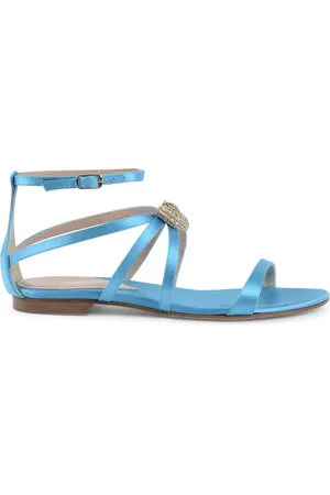 DEE OCLEPPO Dames, Schoenen, Blauw, Maat: 36 EU Satijn