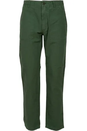 DEPARTMENT FIVE Heren, Broeken, Groen, Maat: W35 Gabardine