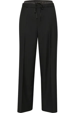 Kaffe Dames, Broeken, Zwart, Maat: XS
