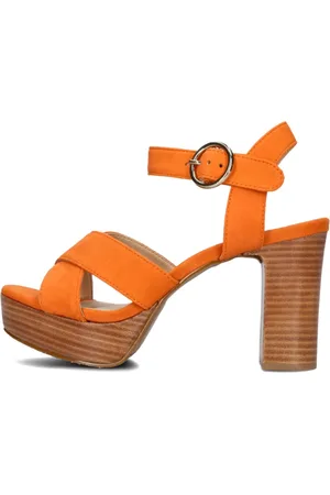 GOOSECRAFT Dames, Schoenen, Oranje, Maat: 38 EU Leer