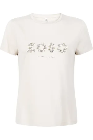 ZOSO Dames, Tops, Wit, Maat: 2XL