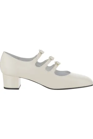 Carel Dames, Schoenen, Wit, Maat: 36 EU Leer
