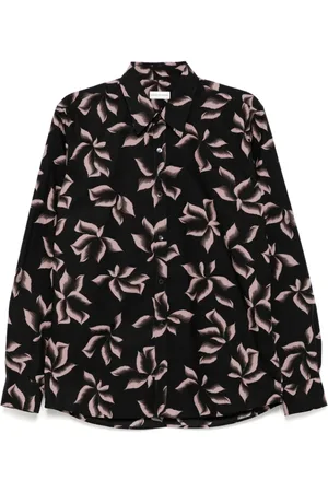 DRIES VAN NOTEN Heren, Overhemden, Zwart, Maat: L