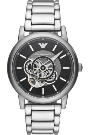 Emporio Armani Heren, Accessoires, Grijs, Maat: ONE Size
