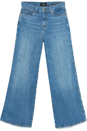 7 for all Mankind Dames, Jeans, Blauw, Maat: W24 Katoen