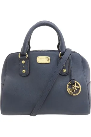 Michael Kors Dames, Pre-owned, Blauw, Maat: ONE Size Leer