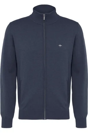 Fynch-Hatton Heren, Truien, Blauw, Maat: M Katoen