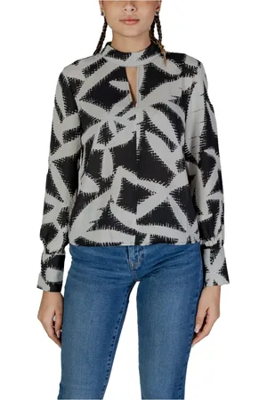 JACQUELINE DE YONG Dames, Blouses & Shirts, Veelkleurig, Maat: XS Poliester