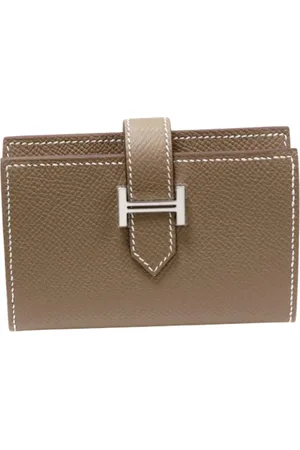 Hermès Dames, Pre-owned, Grijs, Maat: ONE Size Leer