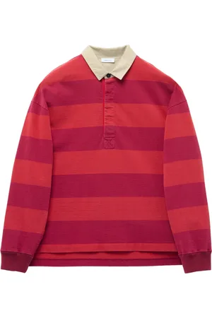 Alexander McQueen Heren, Tops, Rood, Maat: S Katoen