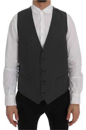 Dolce & Gabbana Heren, Pakken, Grijs, Maat: L Katoen