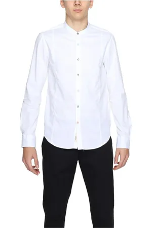 GIANNI LUPO Heren, Overhemden, Wit, Maat: 4XL Katoen