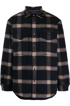 Tommy Hilfiger Heren, Overhemden, Blauw, Maat: L Poliester