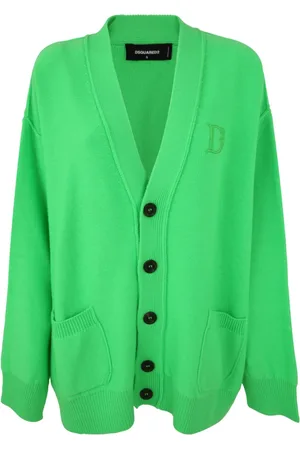 Dsquared2 Dames, Truien, Groen, Maat: 2XS