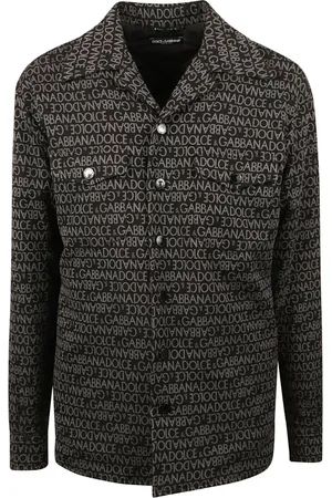 Dolce & Gabbana Heren, Overhemden, Zwart, Maat: XL Katoen