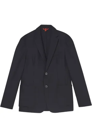 BARENA Heren, Jassen, Blauw, Maat: 2XL Flanel