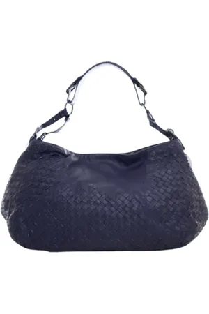Bottega Veneta Dames, Pre-owned, Blauw, Maat: ONE Size Leer