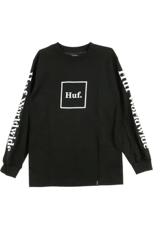 Huf Heren, Sweatshirts & Hoodies, Zwart, Maat: XL Katoen