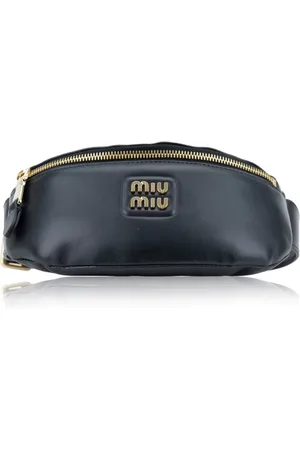 Miu Miu Dames, Tassen, Zwart, Maat: ONE Size Leer