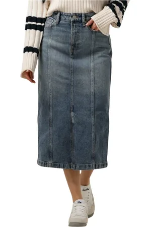 Tommy Hilfiger Dames, Rokken, Blauw, Maat: W30