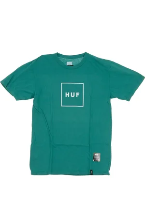 Huf Heren, Tops, Groen, Maat: XL Katoen