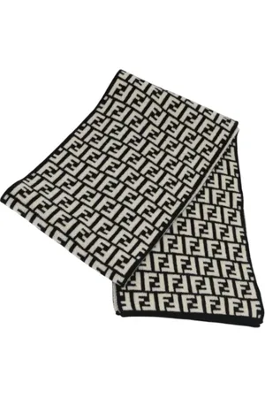 Fendi Dames, Pre-owned, Zwart, Maat: ONE Size Wol