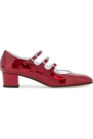 Carel Dames, Schoenen, Rood, Maat: 37 1/2 EU Leer