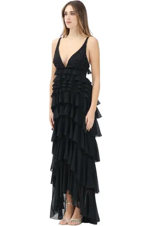 Elisabetta Franchi Dames, Jurken, Zwart, Maat: M