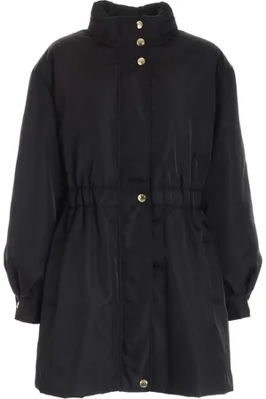 Moschino Dames, Mantels, Zwart, Maat: M Viscose