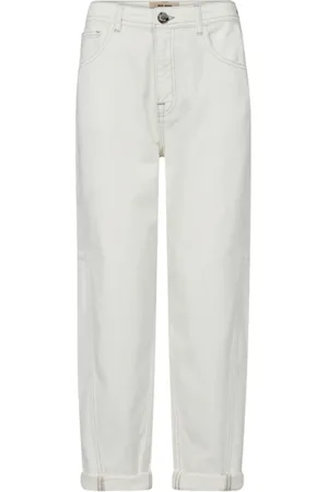 Mos Mosh Dames, Jeans, Wit, Maat: W26 Katoen