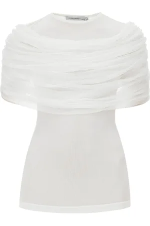 CHRISTOPHER ESBER Dames, Blouses & Shirts, Wit, Maat: XS Zijde
