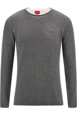 Guess Heren, Tops, Grijs, Maat: M Katoen