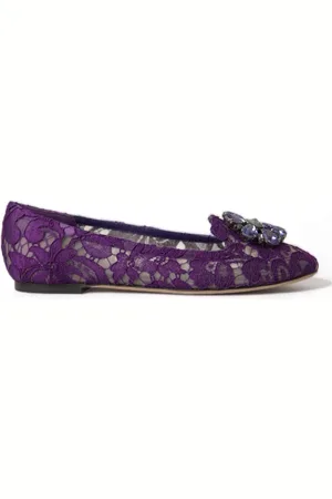 Dolce & Gabbana Dames, Schoenen, Paars, Maat: 37 EU