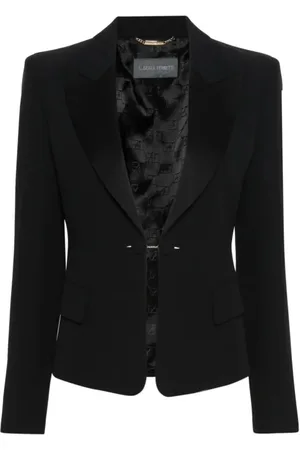 Alberta Ferretti Dames, Jassen, Zwart, Maat: M