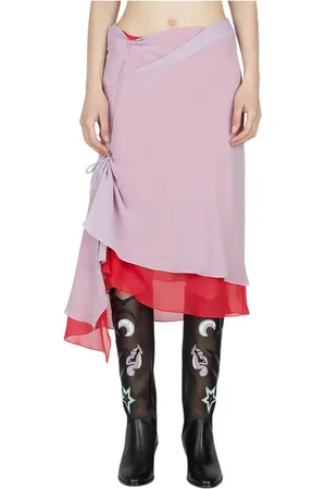 Kiko Kostadinov Dames, Rokken, Roze, Maat: M Zijde