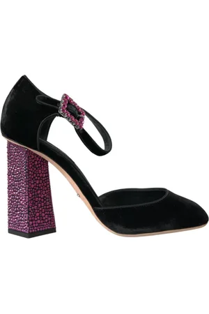 Dolce & Gabbana Dames, Schoenen, Zwart, Maat: 38 1/2 EU