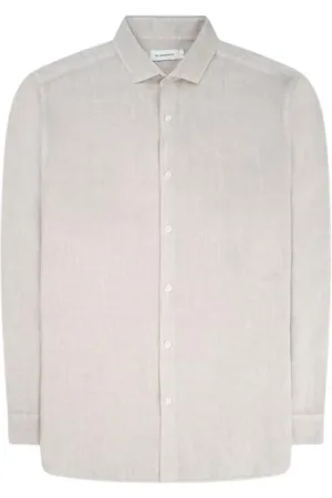 The Goodpeople Heren, Overhemden, Wit, Maat: 2XL Linnen