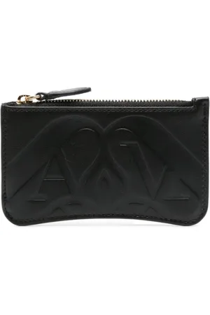 Alexander McQueen Dames, Accessoires, Zwart, Maat: ONE Size Leer