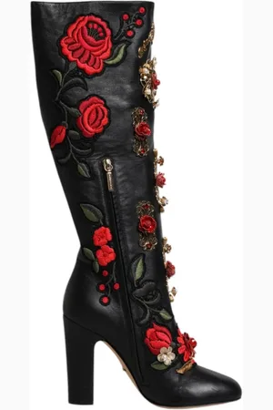 Dolce & Gabbana Dames, Schoenen, Veelkleurig, Maat: 39 EU Leer