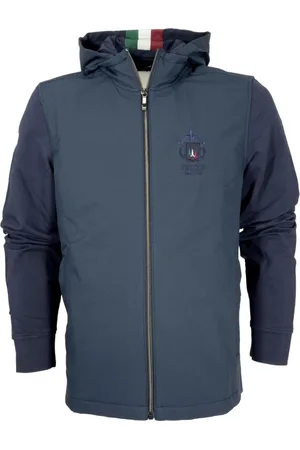 Aeronautica Militare Heren, Jassen, Blauw, Maat: 4XL Katoen