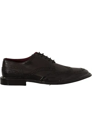Dolce & Gabbana Heren, Schoenen, Zwart, Maat: 43 EU Leer