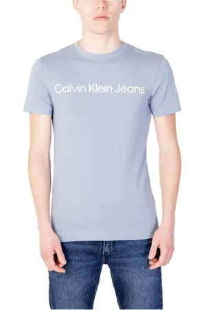 Calvin Klein Heren, Tops, Blauw, Maat: XL