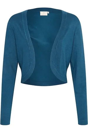 Kaffe Dames, Truien, Blauw, Maat: XS Nylon
