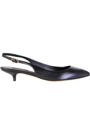 Dolce & Gabbana Dames, Schoenen, Zwart, Maat: 35 1/2 EU Leer