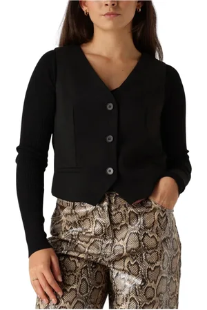 Ydence Dames, Jassen, Zwart, Maat: XL