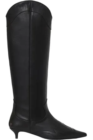 ANINE BING Dames, Schoenen, Zwart, Maat: 39 EU Leer