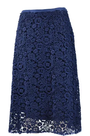 Miu Miu Dames, Rokken, Blauw, Maat: 2XS Katoen